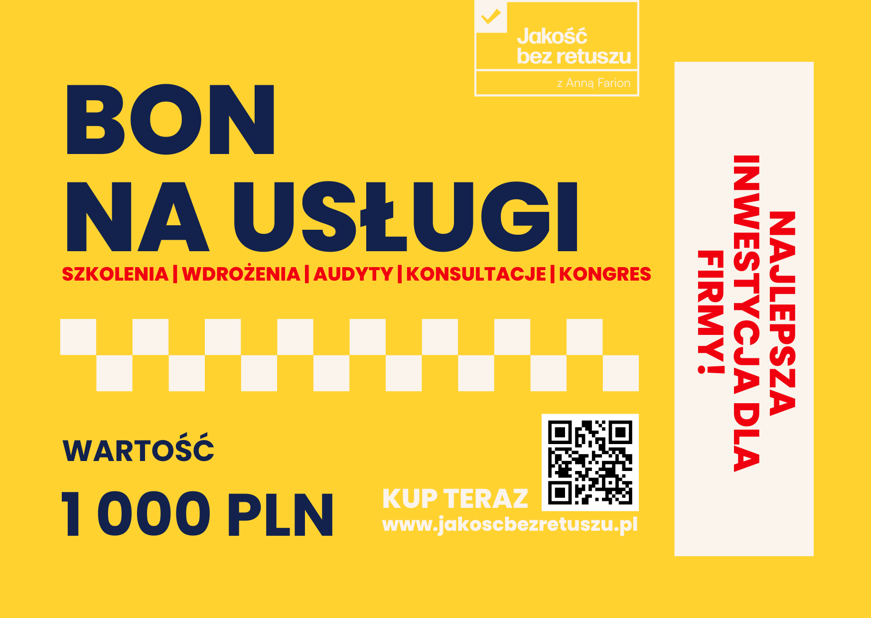 Voucher JBR – Bon na usługi